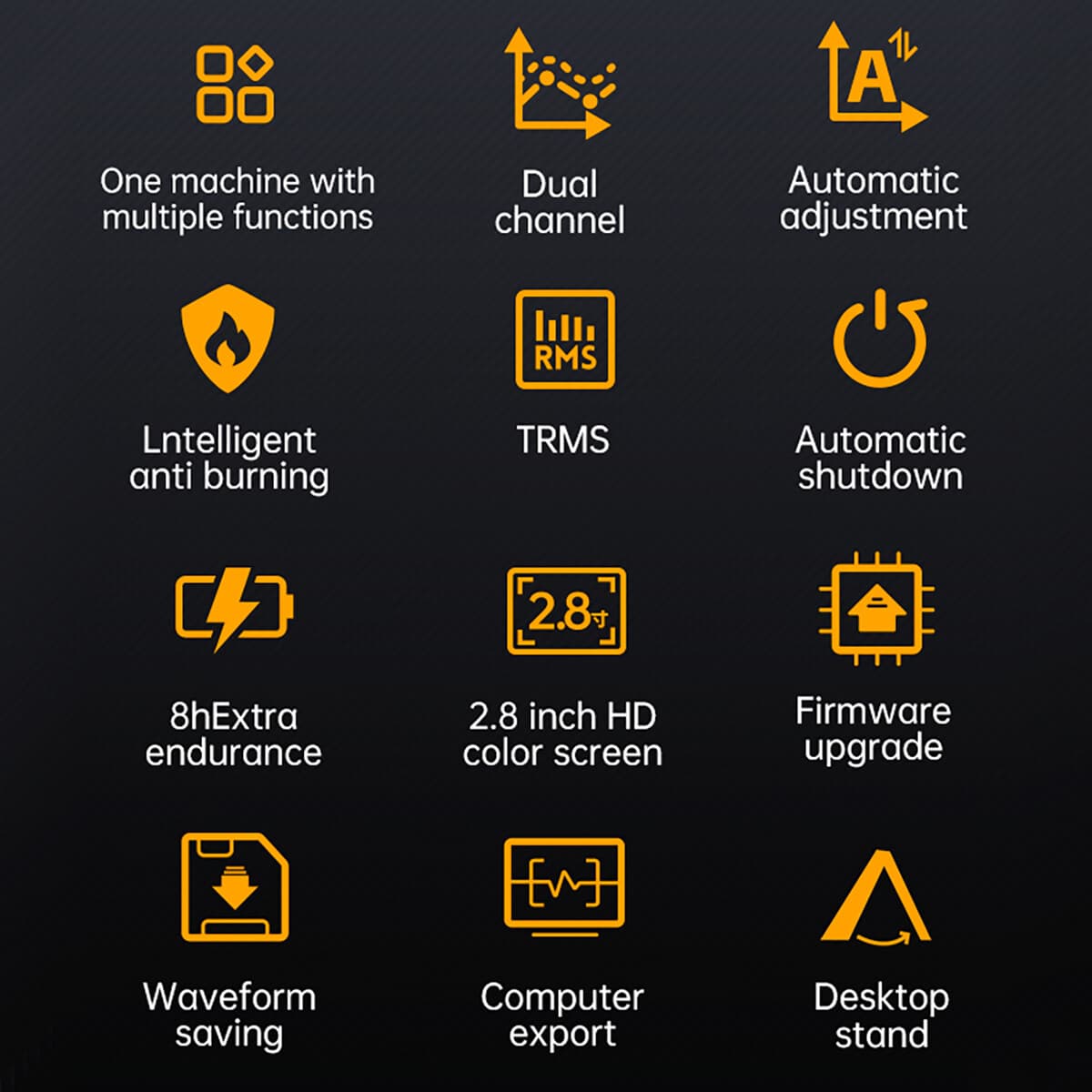 New 2C23T Three-in-one handheld digital oscilloscope multimeter signal generator 6