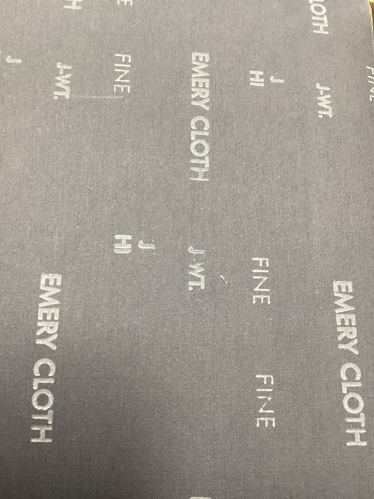 Emery Cloth 50 Pcs mixed  9"x11" fine medium 4