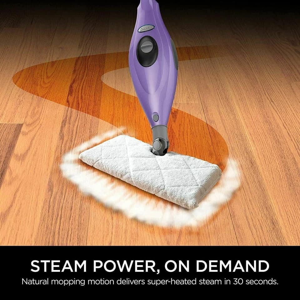 Shark S3501 Steam Pocket Mop Hard Floor Cleaner, Purple 2