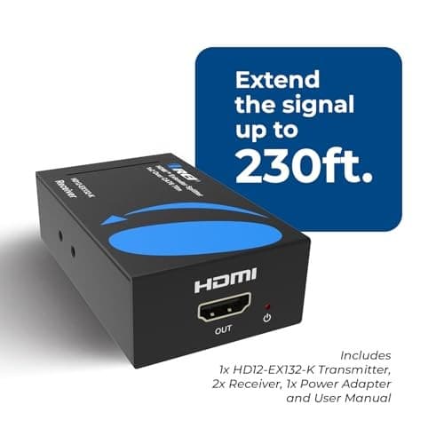  1x2 HDMI Extender Splitter Over Single 1x2 Extender Splitter - Upto 132Ft 4