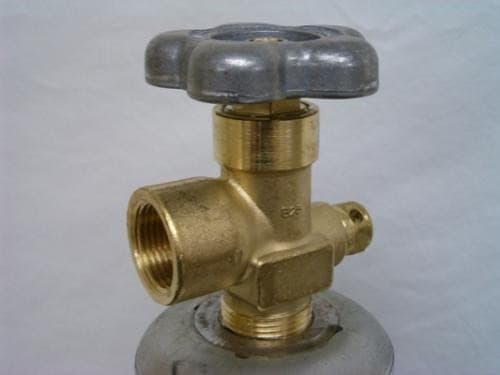 80 cu/ft Argon-Nitrogen-Helium Welding Gas Cylinder Tank CGA 580 - EMPTY 2