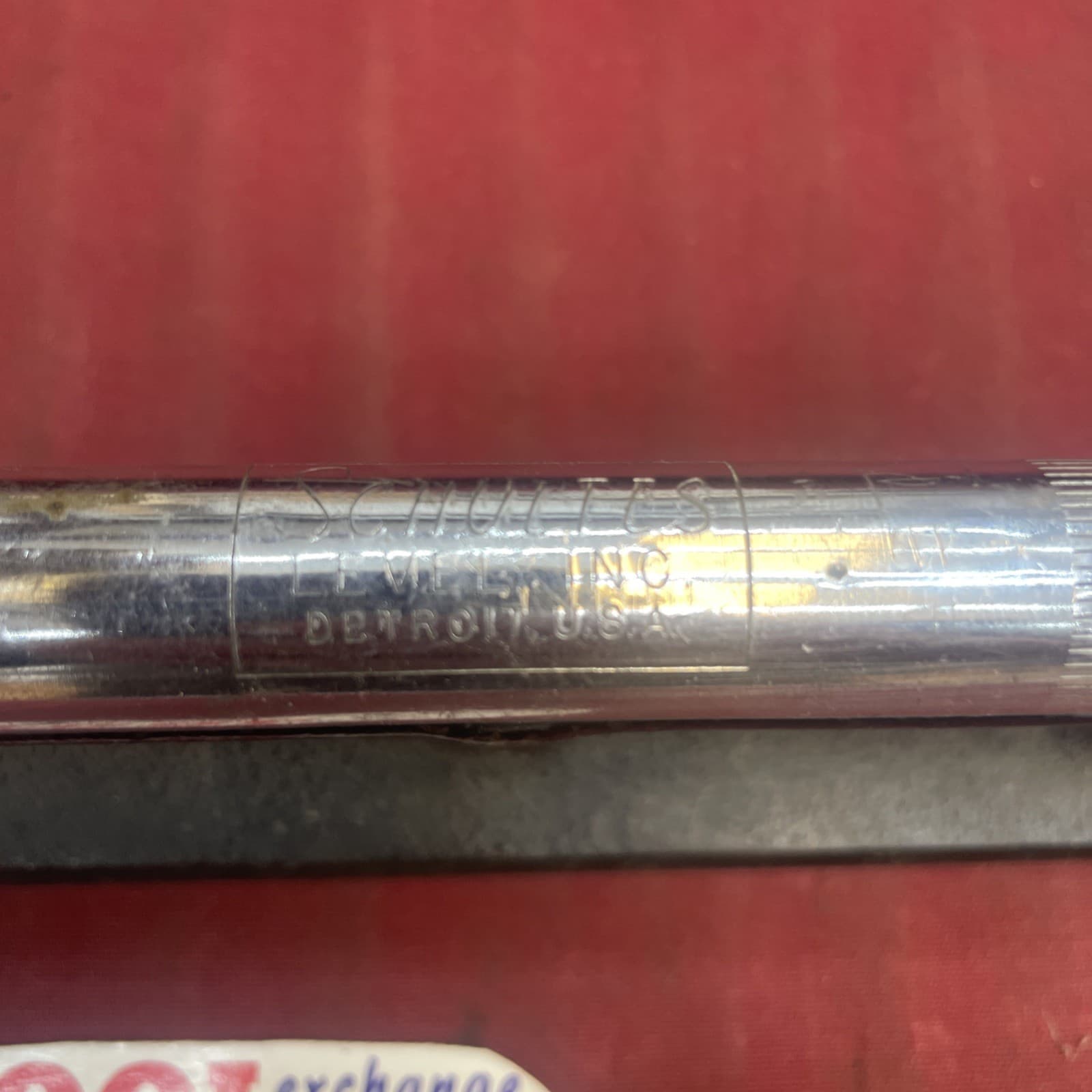 VINTAGE 12" SCHULTES LEVEL MADE IN DETROIT USA TOOL 2