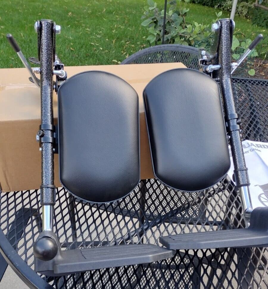 Pair Universal Elevating Leg Foot Rest Legrest Manual Wheelchair Wheel Chair New 2