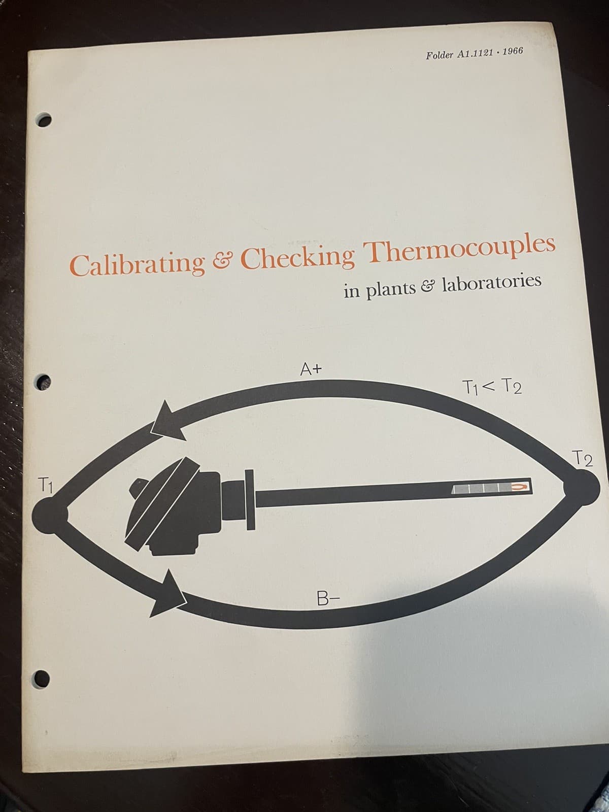 Calibrating & Checking Thermocouples in plants & Laboratories 1966
