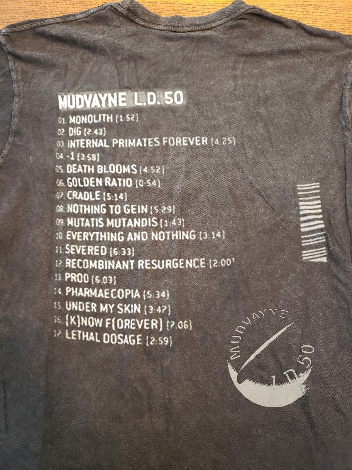 Mudvayne “Comic-Style Band Demons” LARGE LD.50 Setlist 2023 Tour Shirt 5