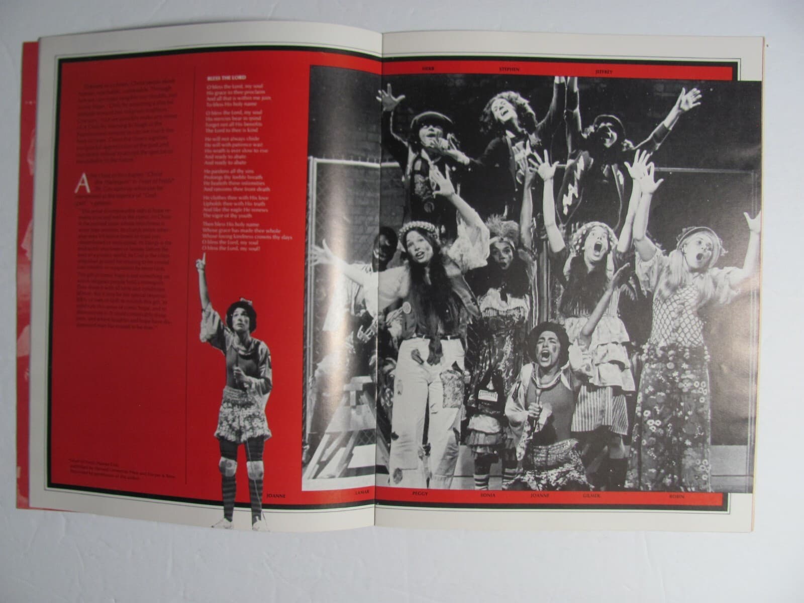 Godspell 1971 Souvenir Program Off Broadway Musical 3