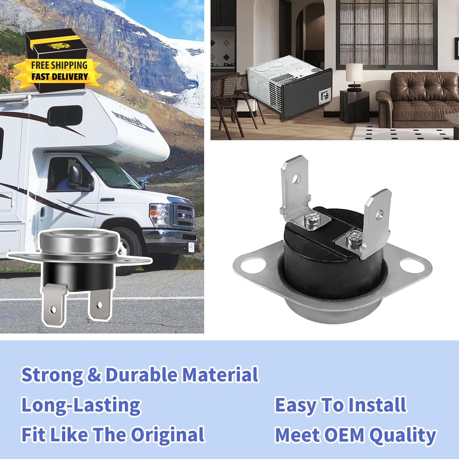 31091 Limit Switch Replacement 190℉ High Temperature Limit Switch for Atwood/Hyd 5