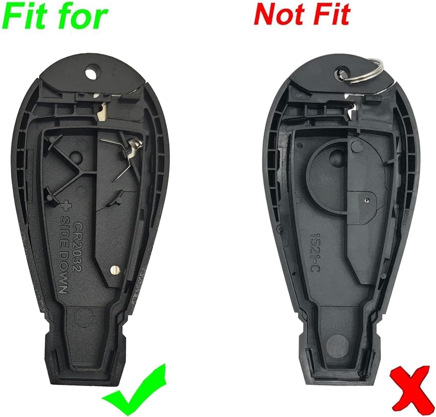 Key Fob Case Shell fit for 300 Town and Country Challenger Charger 4 Buttons-B 4