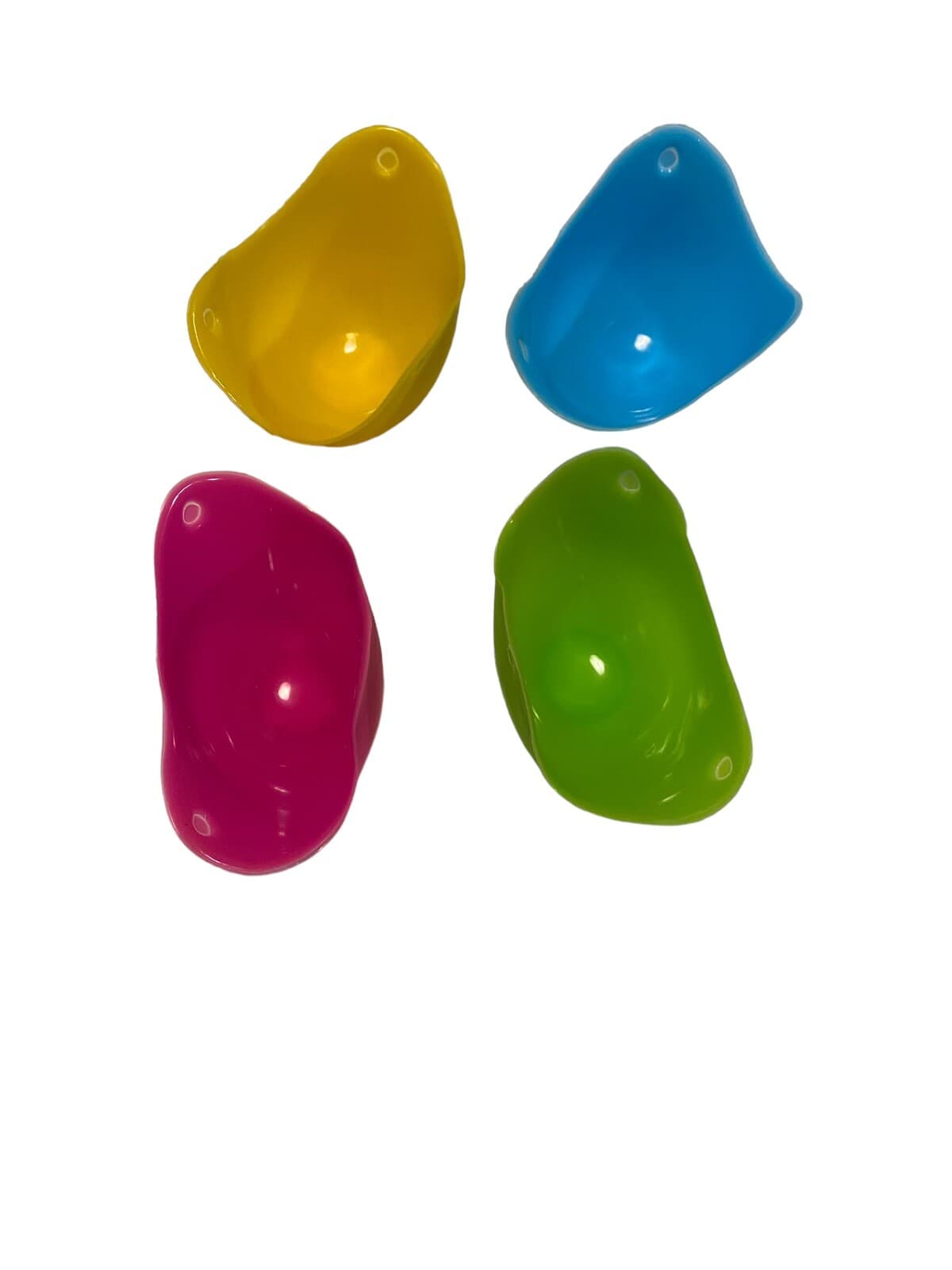 Egg Poacher Silicone Poaching Cups Set of 4 Boil Microwave Stove Top Cook Eggs 3
