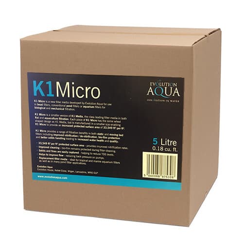 Evolution Aqua K1 MICRO Filter Media 5 Liters K1MICRO5L
