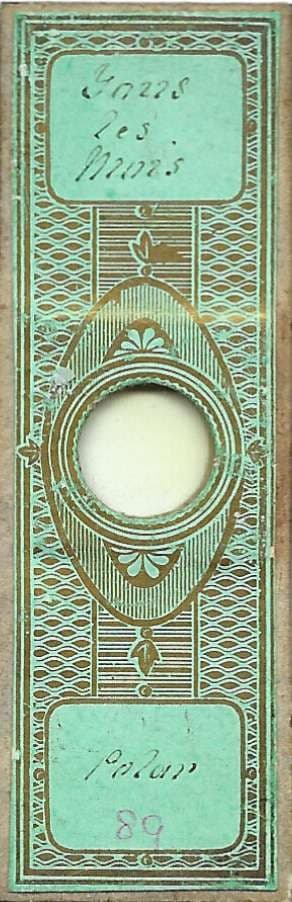 Tous les Mois Starch Chemical Microscope Slide for Polariscope