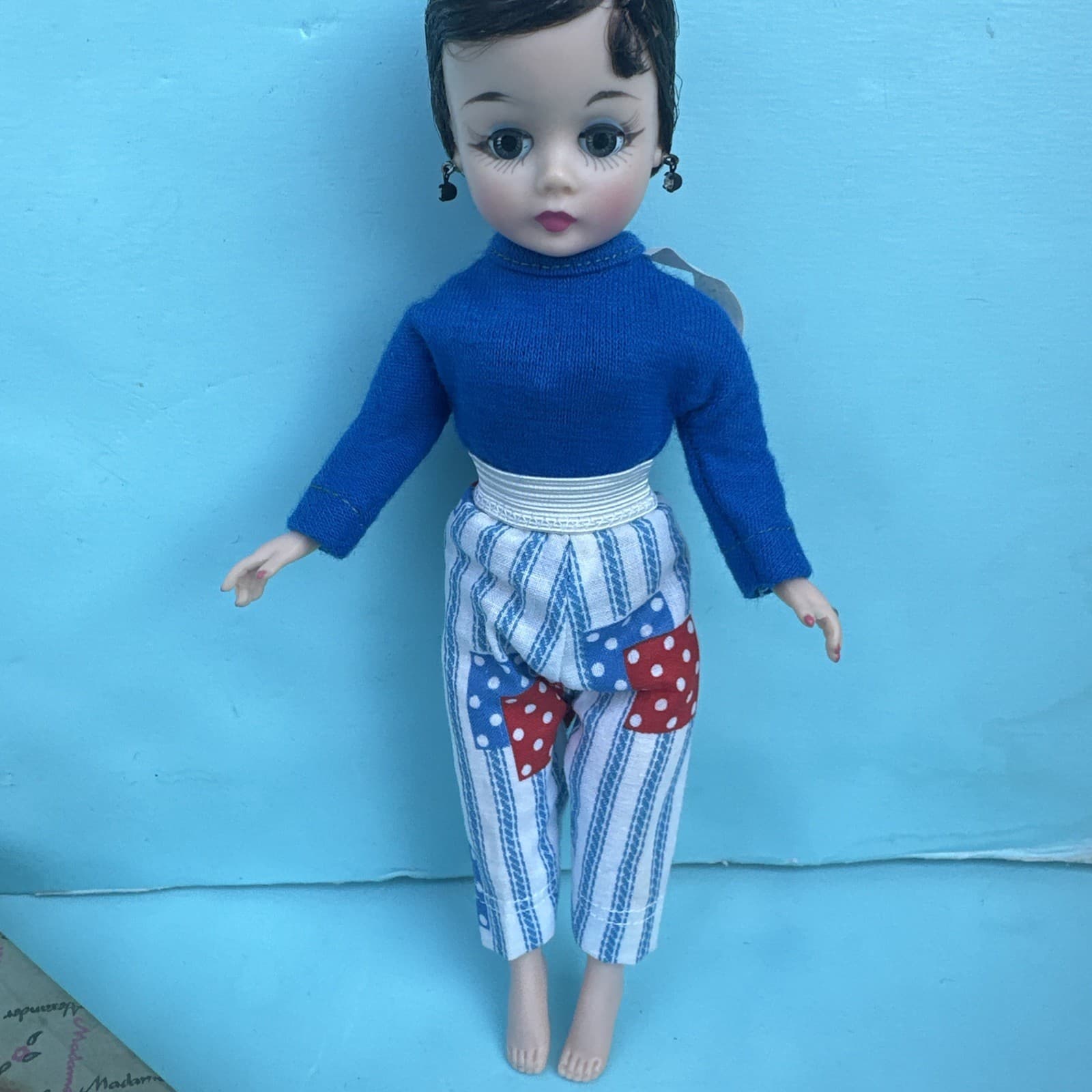 9" Cissette Madame Alexander Doll 1950s Pants Tops Patchwork denim 1962 No Doll