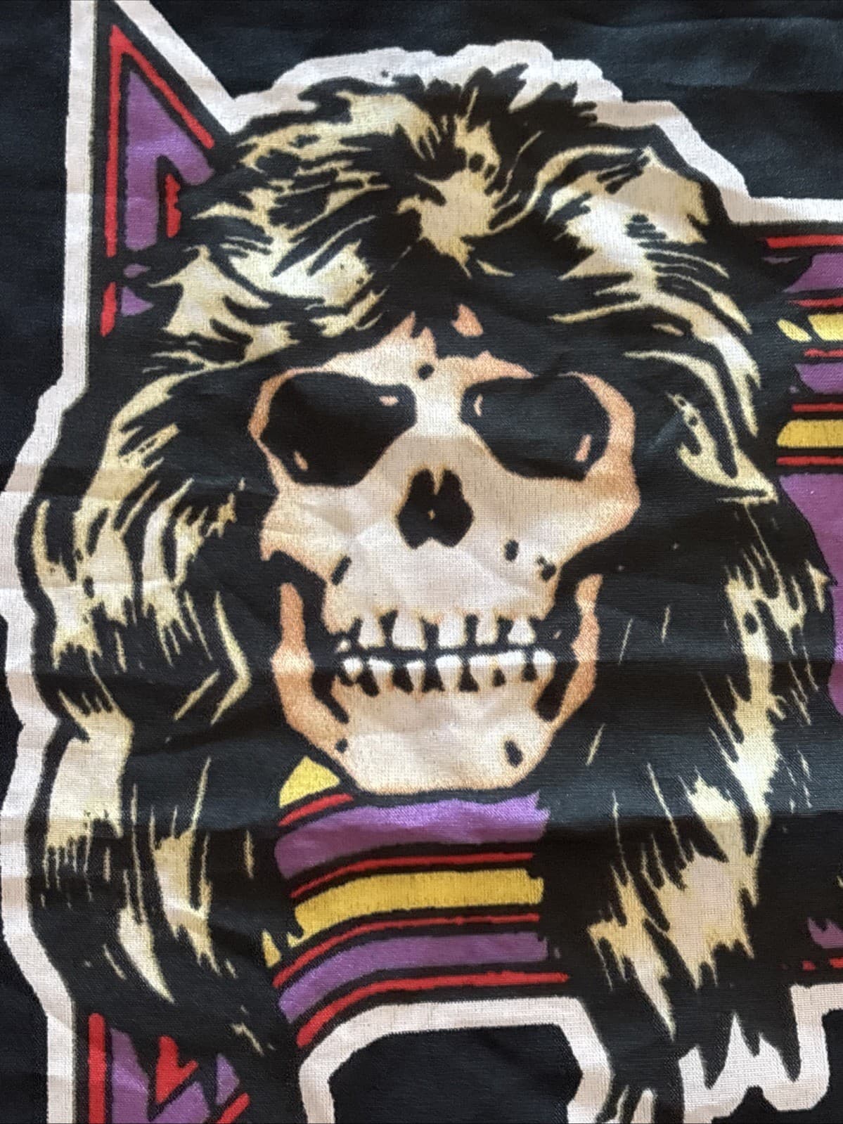 Vintage 2009 GUNS N AND ROSES AXL ROSE Banner Flag Tapestry Wall Hanging Italy 5