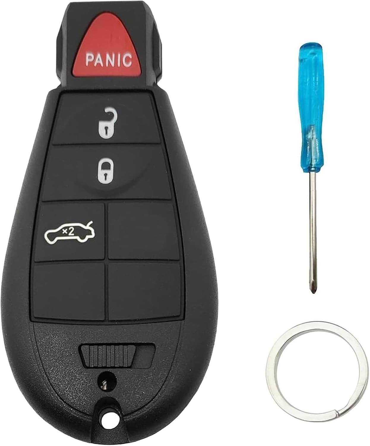 Key Fob Case Shell fit for 300 Town and Country Challenger Charger 4 Buttons-B 3