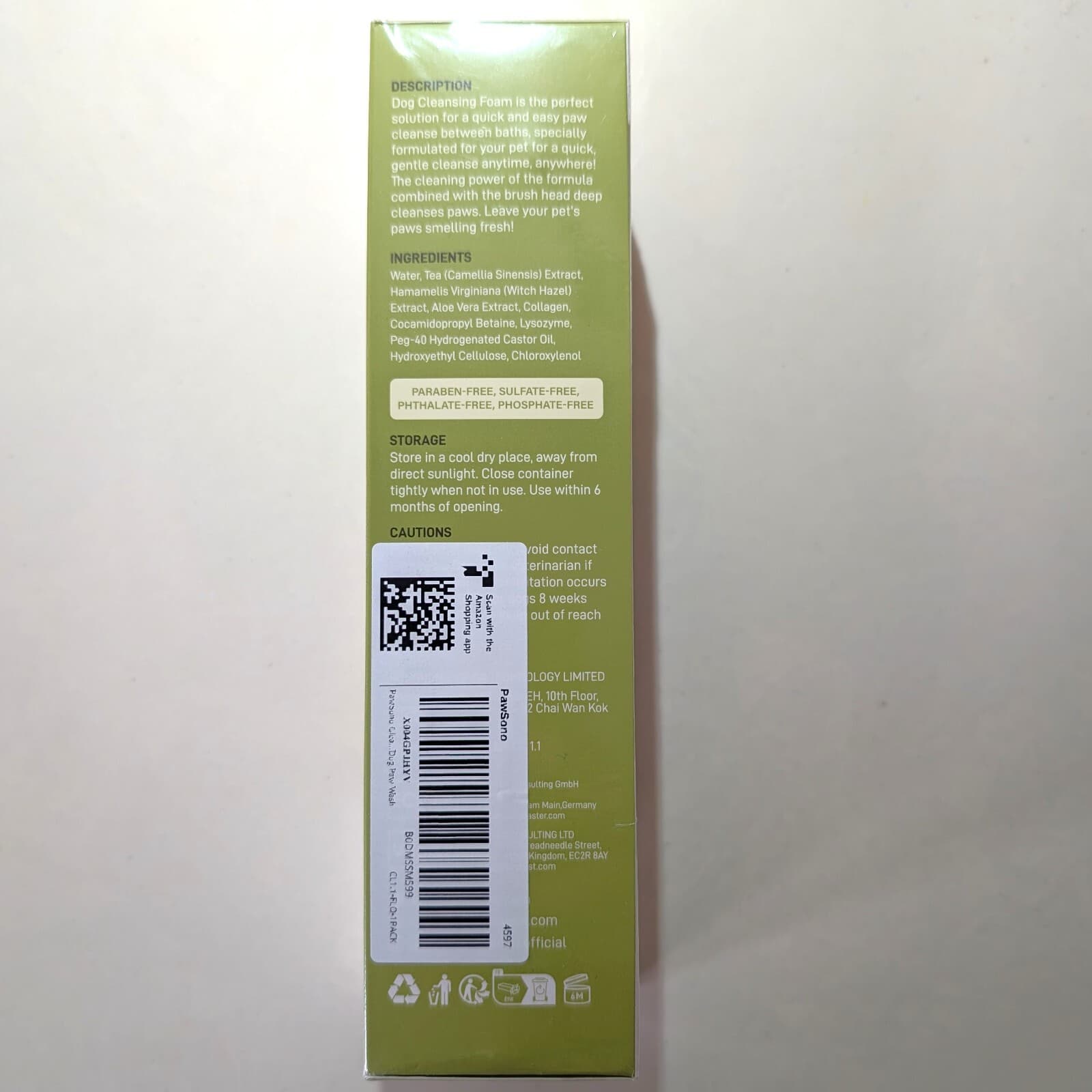 Paw Cleaner for Dogs & Cats No-Rinse Foaming Pet Foot Washer 5 oz Exp 02/23/2028 3