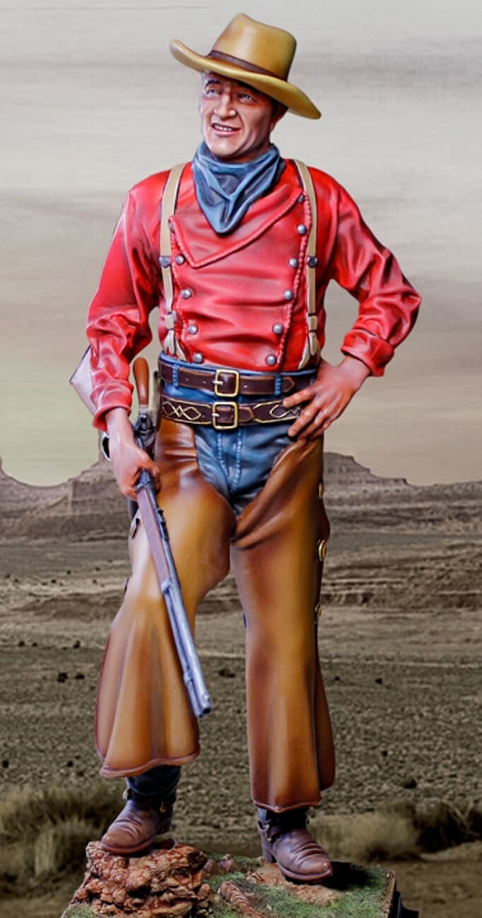 COLLECTORS SHOWCASE U.S. CAVALRY CS60022 JOHN WAYNE 1:6 SCALE STATUE MIB