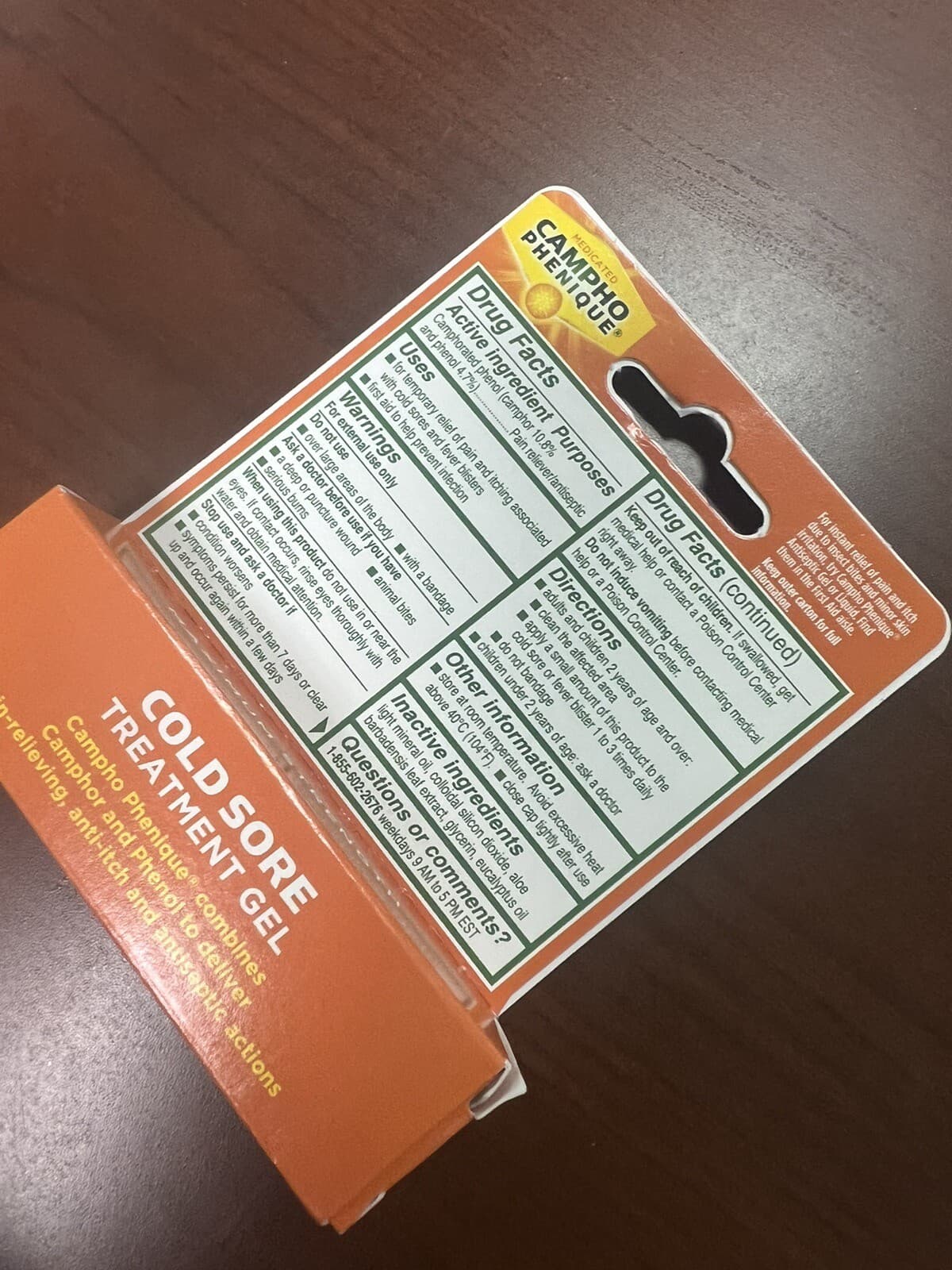 Campho Phenique Cold Sore and Fever Blister Treatment for Lips, Maximum Strength 6