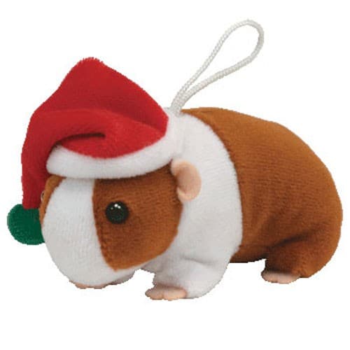 TY Holiday Baby Beanie - GOODIES the Guinea Pig (3 inch) -MWMTs Ornament Holiday