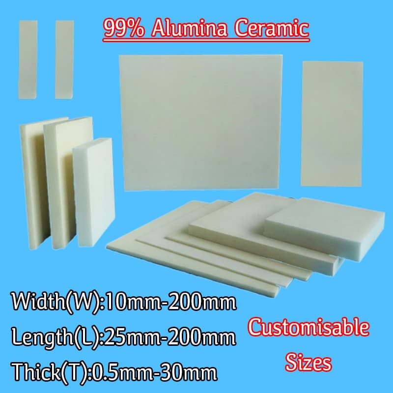 Alumina Ceramic Sheets Plate High-Temperature Resistance Insulation Flat Plane