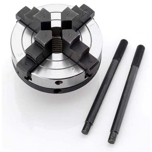 4-Jaw x 3" Self-Centering Lathe Scroll Chuck Fits Shopsmith 5/8" Spindle New 2