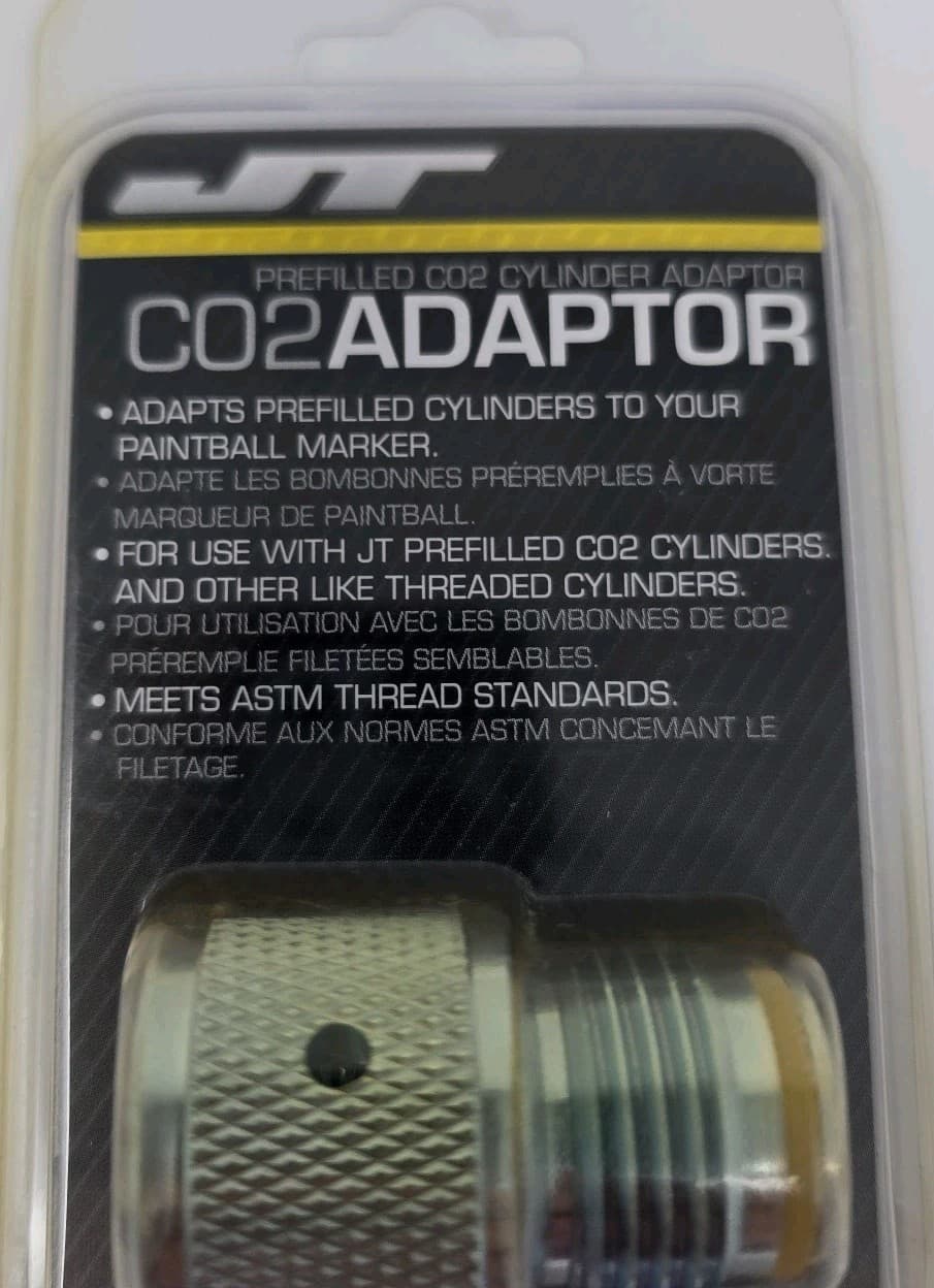 JT CO2 Paintball Tank Adapter for 90g Pre-Filled CO2 Tanks NEW 6
