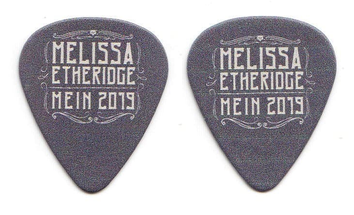 Melissa Etheridge M.E.I.N. Fan Club Gray Guitar Pick - 2019