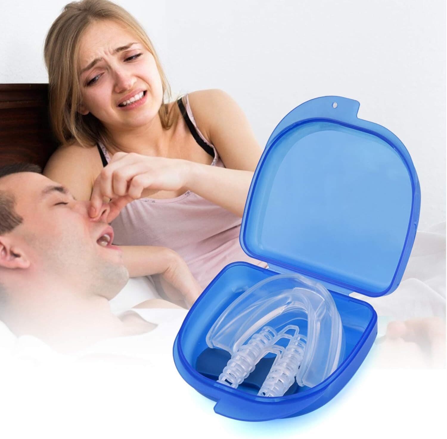 New Stop Snoring Mouth Piece Sleep Apnea Night Guard Anti Snore Device Silicon 3