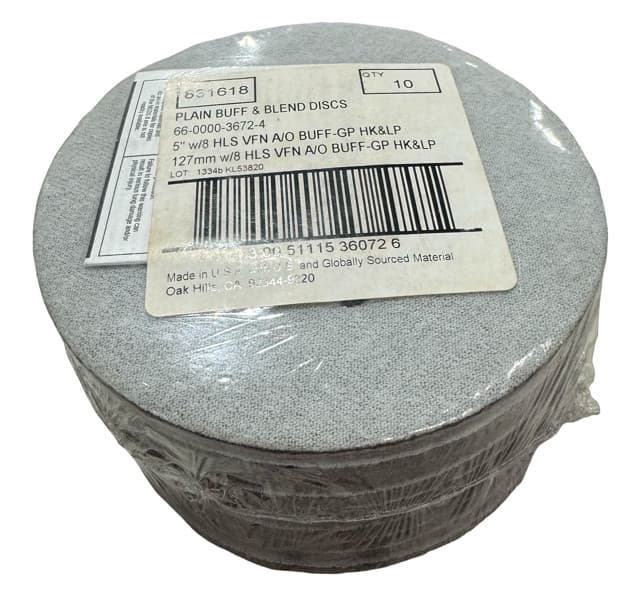 Standard 5" Surface Conditioning Hook & Loop Discs 8 Hole VFN A/O 10 Pack