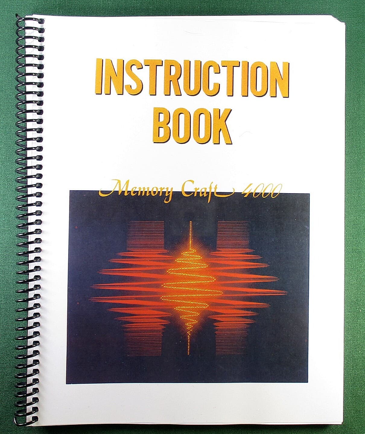 Janome Memory Craft 4000 Instruction Manual: 65 Pages & Protective Covers!