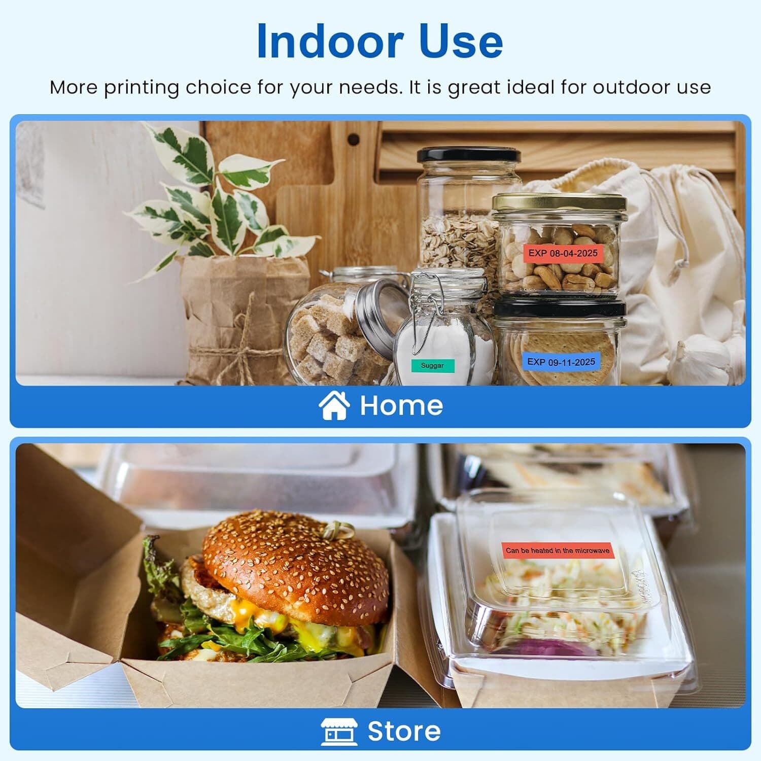 4PK Label Tape M-K231 MK231 M231 Black on White 12MM 1/2" for Brother PT-65 6