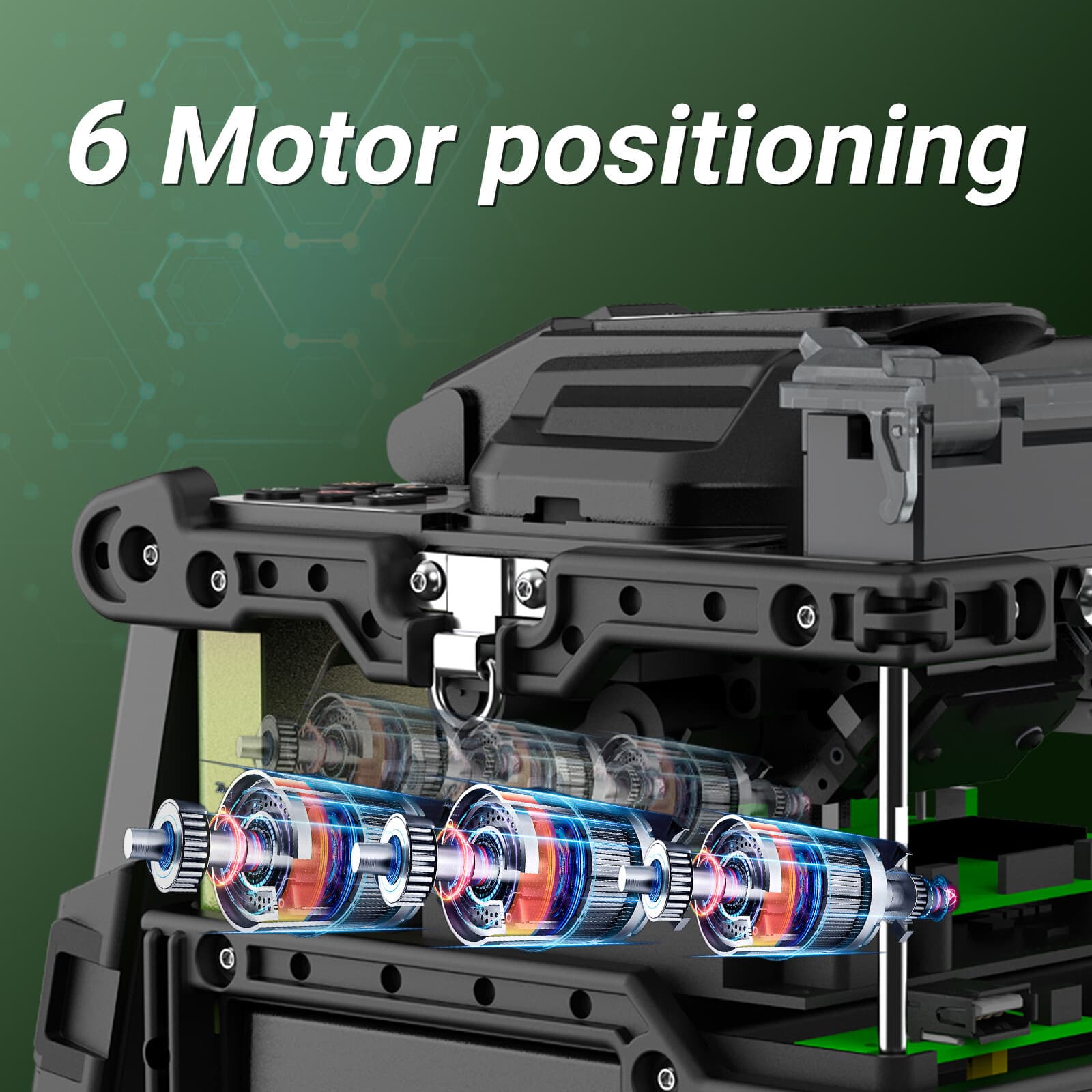 Fusion Splicer Komshine FX39 4.3 Inch Touch Screen Fiber Optic Splicing Machine 4