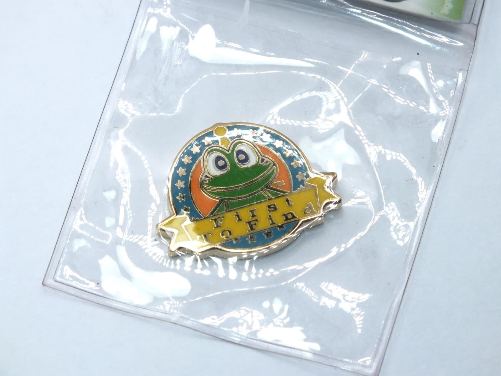 Geocaching Coin Trackable Souvenir Signal First To Find Green Frog Geocoin S35 4