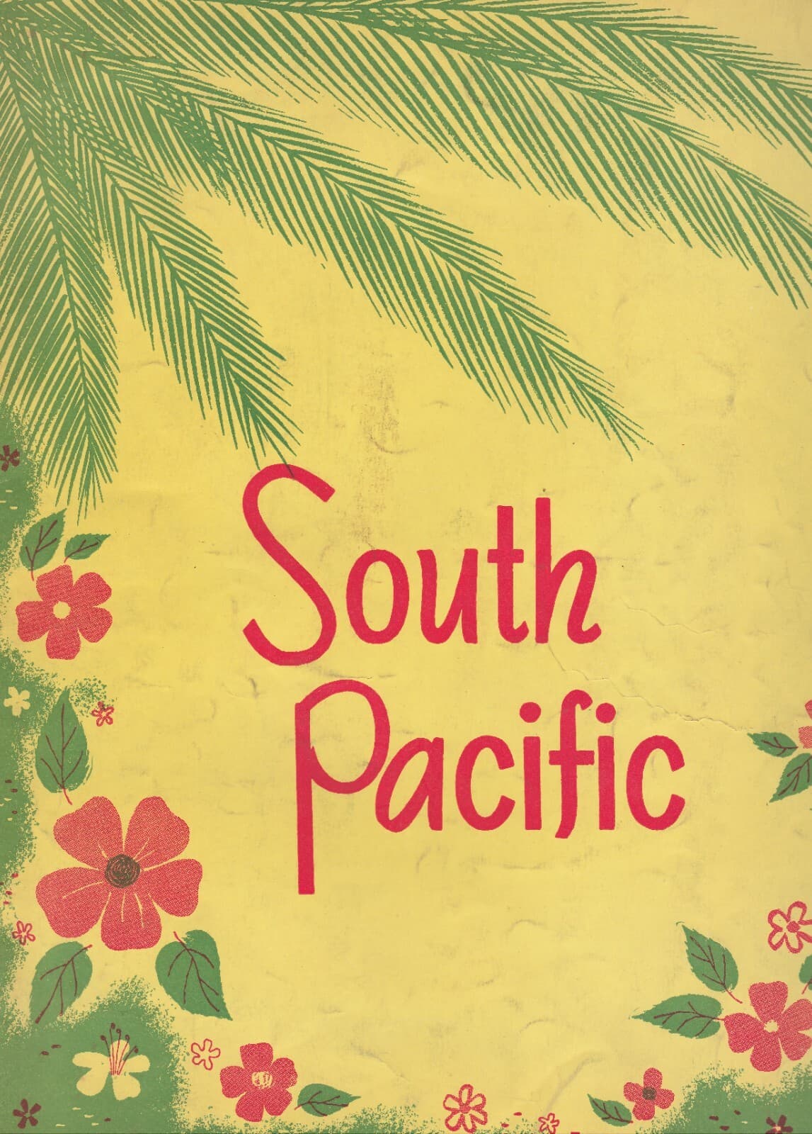 1952 South Pacific Souvenir Program Broadway NY M Wright G Britton J Michener