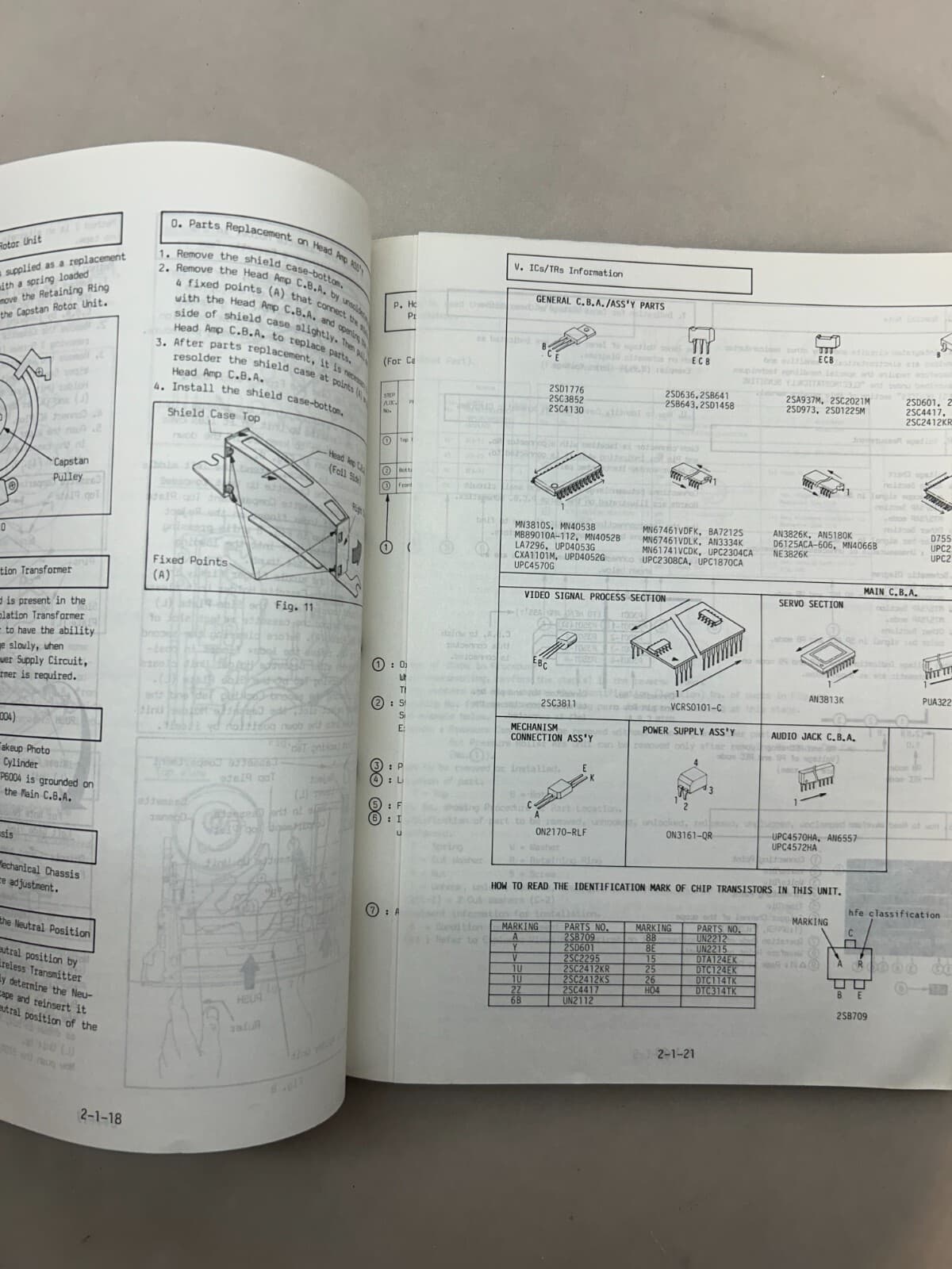 Panasonic PV-4863 Original Service Manual Free Shipping 2