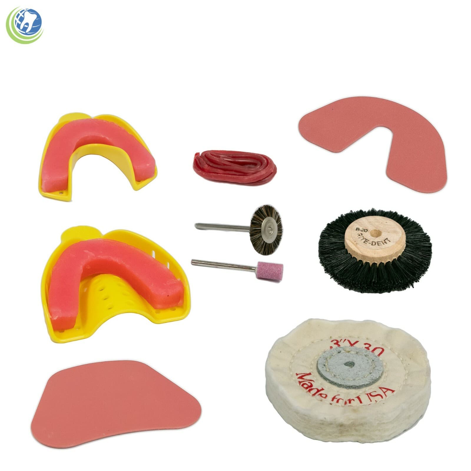 KIT COMPLETO DE REPARACIÓN DE PRÓTESIS PROFESIONAL CON 28 DIENTES PROTÉSICOS  2