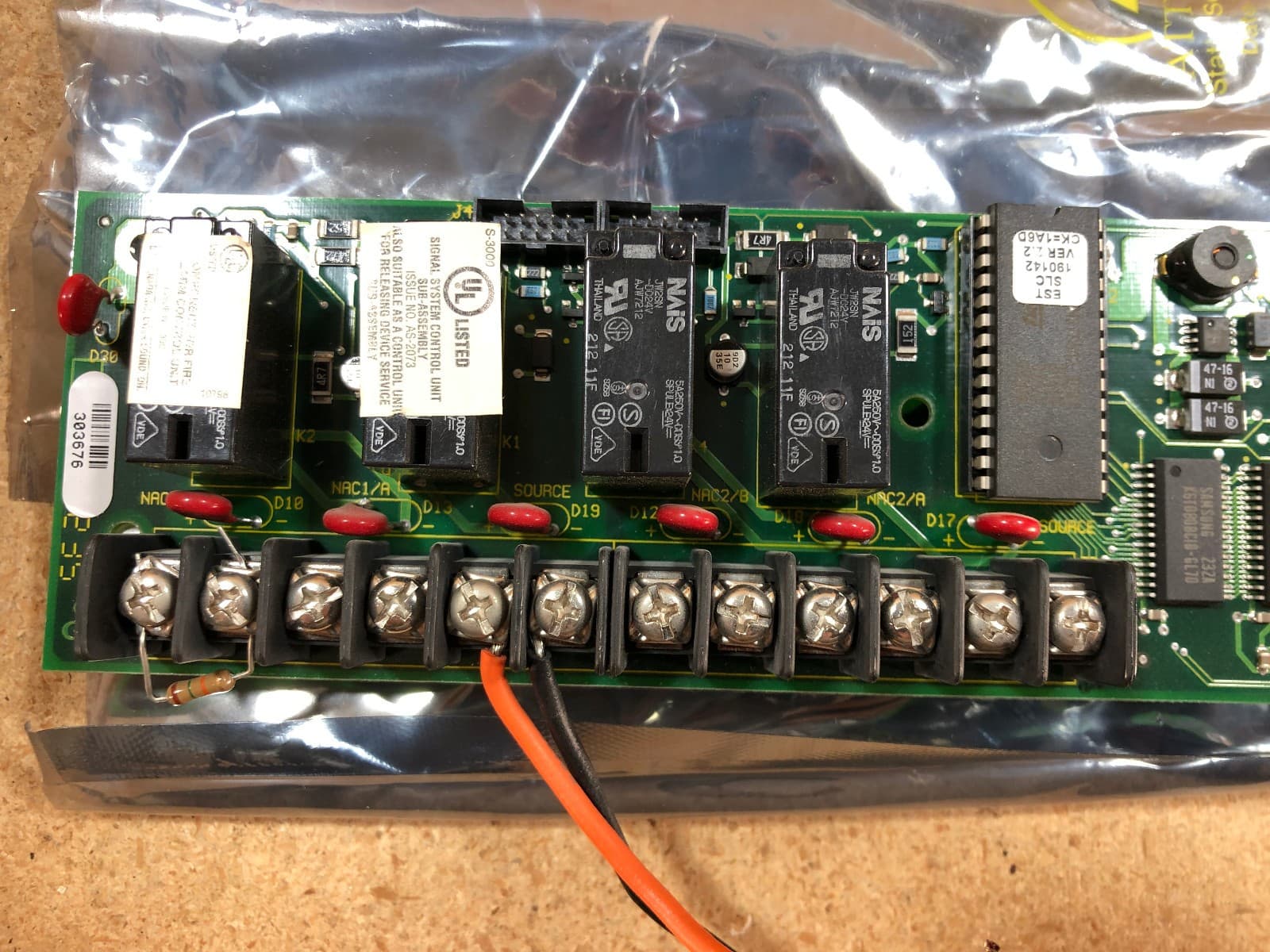 Edwards, EST2, 2-LCX, Loop Expander Fire Alarm Control Module 2