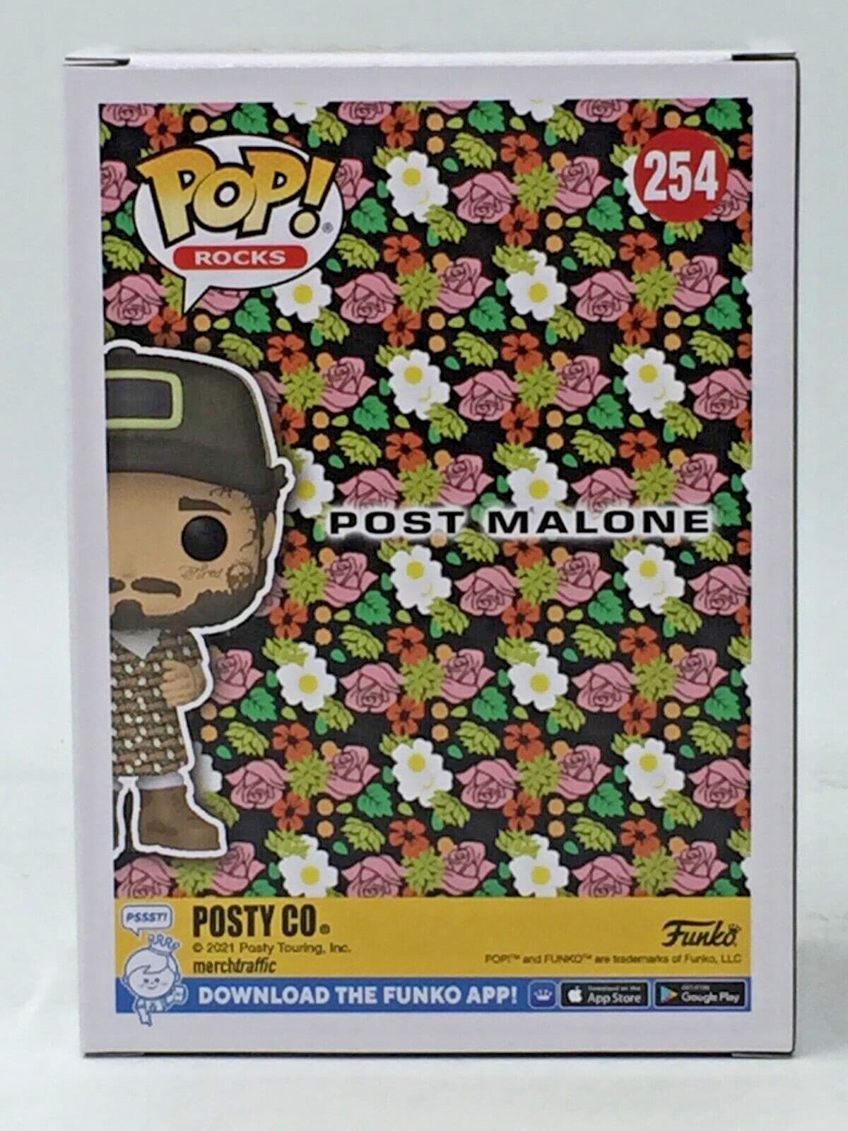 Funko Pop! Rocks Post Malone #254 With Pop Protector 3