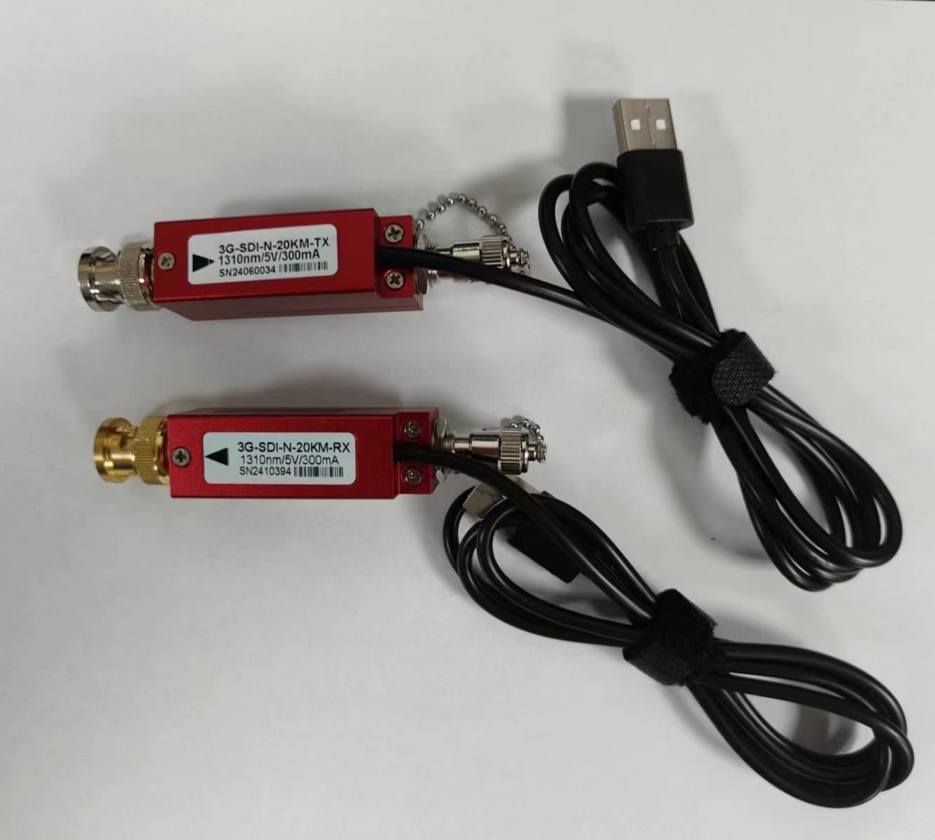 MINI 3G-SDI/1550nm Laser, Fiber Extender, ST, 20KM  (!Support Custom Wavelength) 3