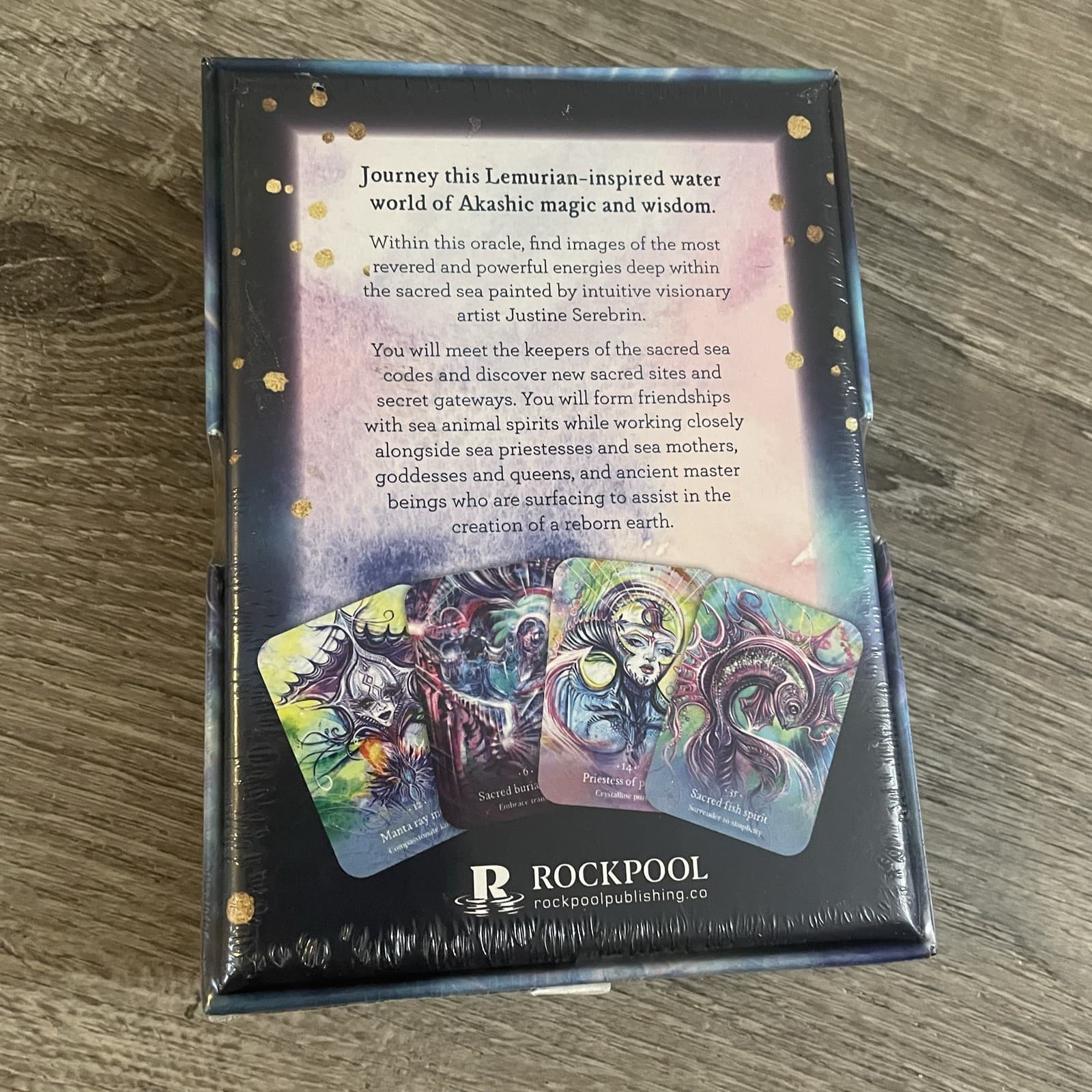 NEW Sacred Sea Oracle Tarot Cards Justine Serebrin Rockpool Publishing SEALED 2