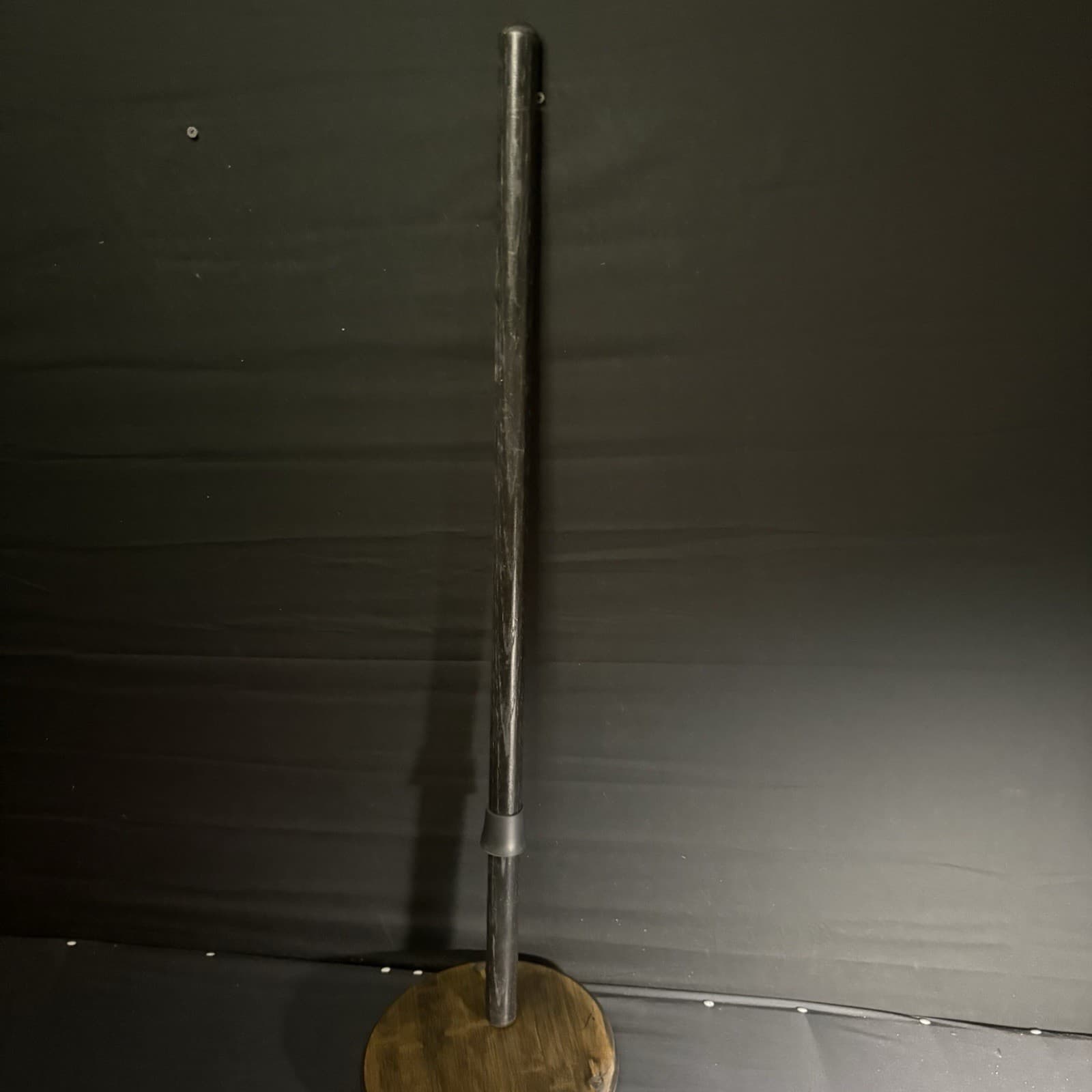 Wood Walking Stick 36" with Rubber Hand Guard 3