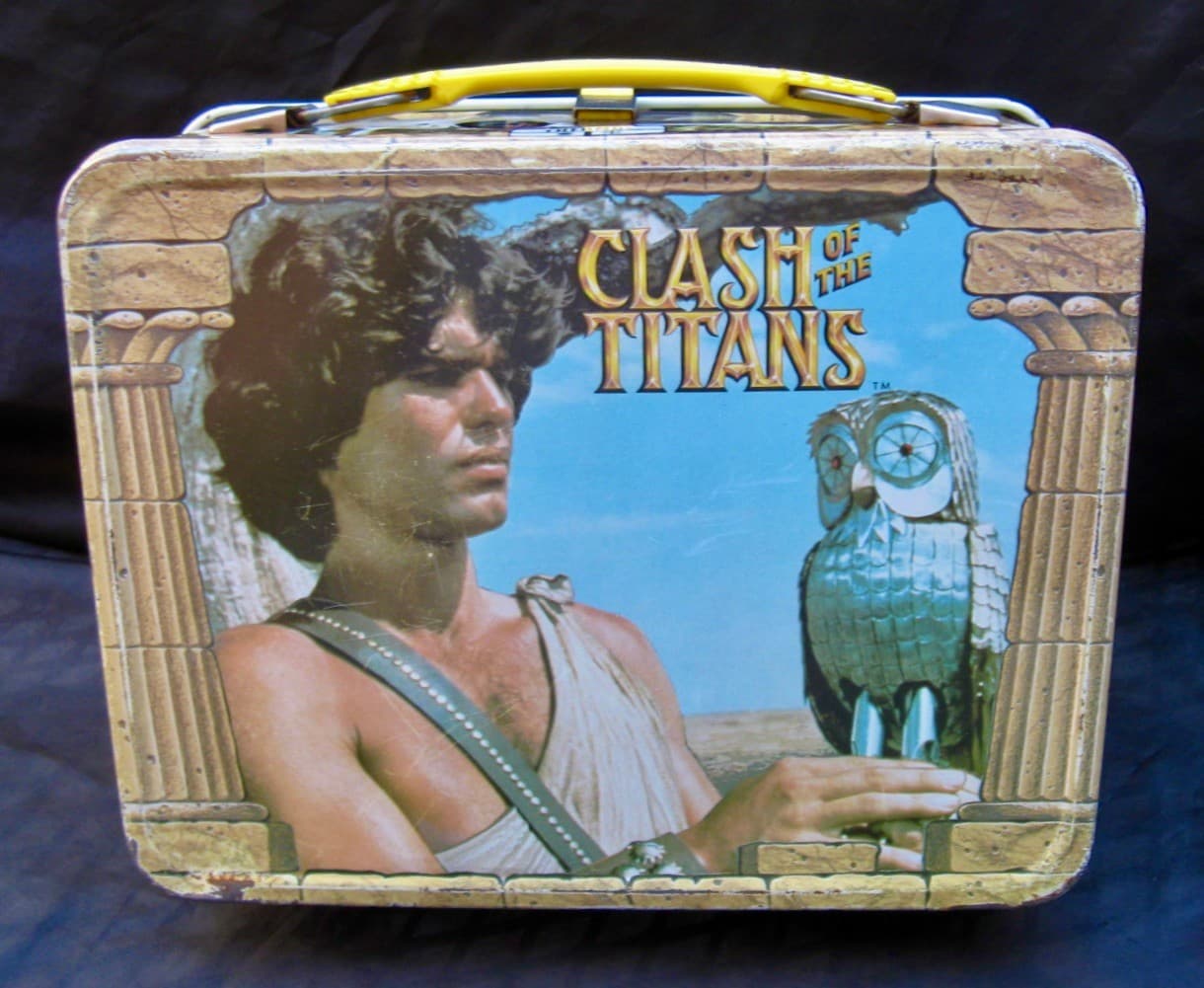 Vintage CLASH OF THE TITANS Lunchbox & Thermos - Movie (1981) C-8.5/9.0 Minty! 3