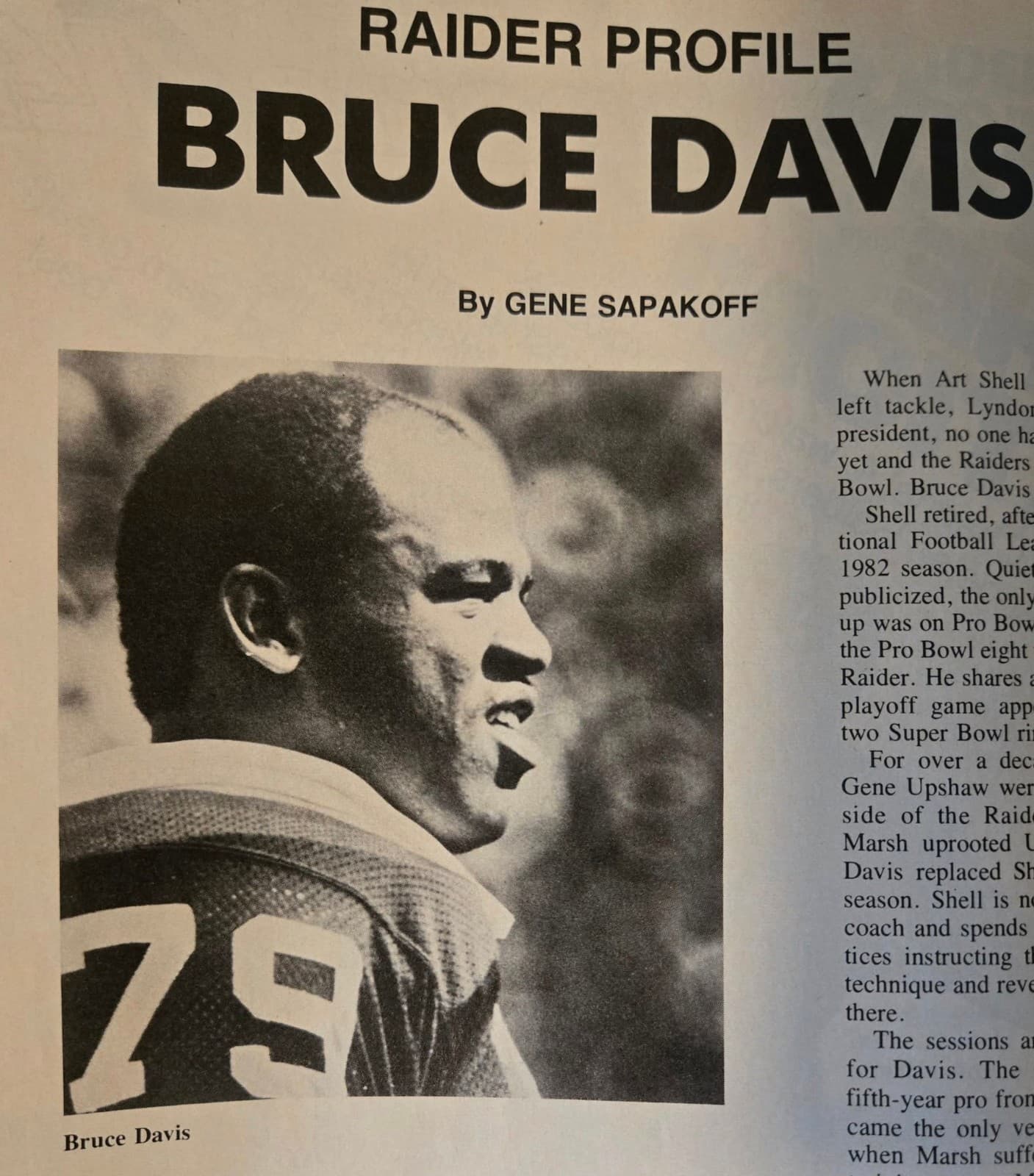 1983 Denver Broncos vs Oakland Raiders Gameday Program NFL🏈LA Memorial Coliseum 6