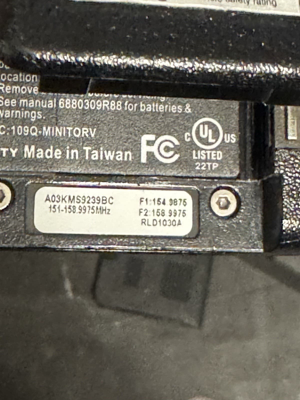 motorola monitor v vhf 2
