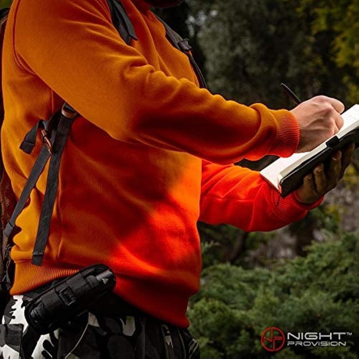 Tactical Flashlight Holster Duty Belt Bag Rotatable Clip 360 Degree Holder Case 3