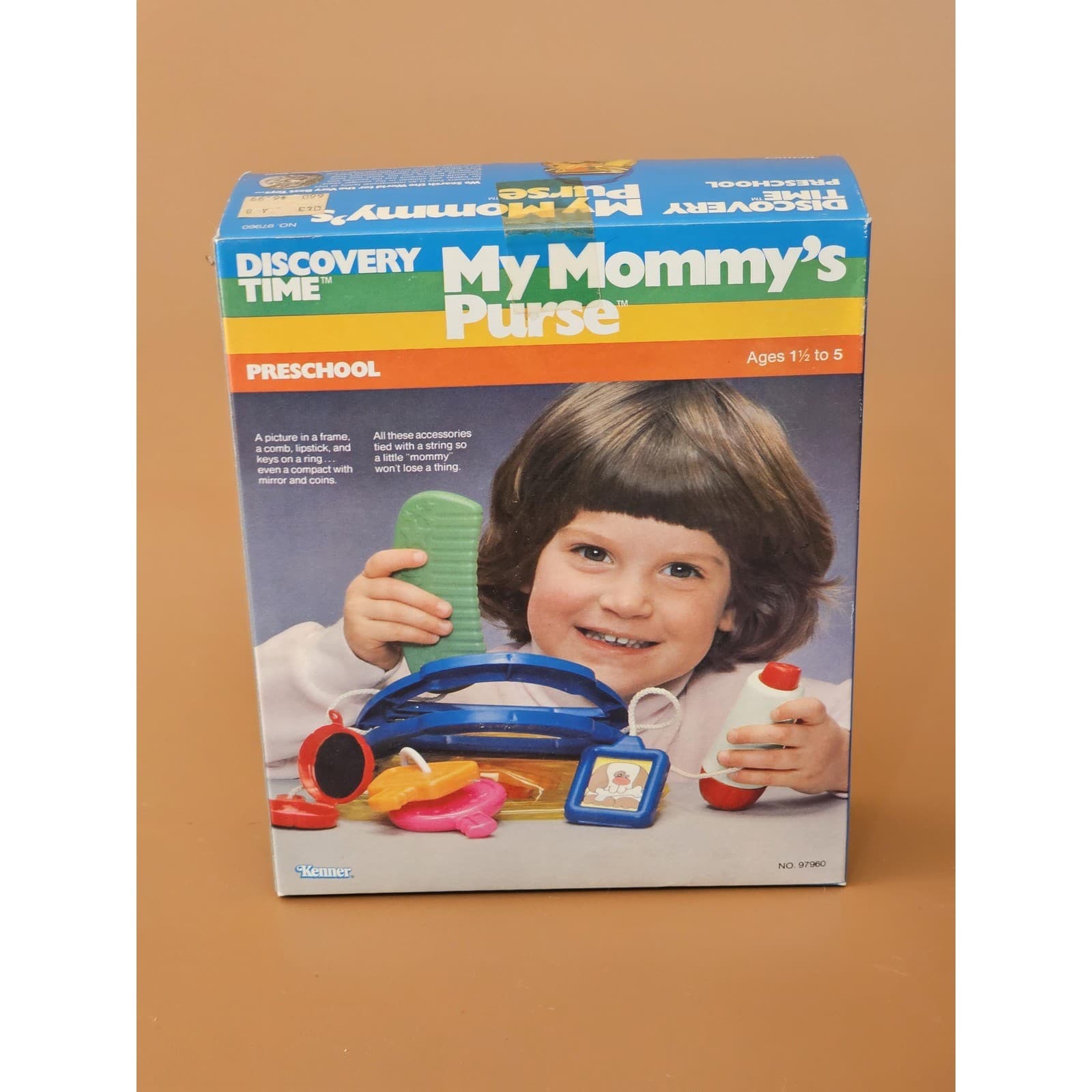 1981 Kenner 97960 Discovery Time My Mommy's Purse Preschool Toy w Comb Lipstick 4