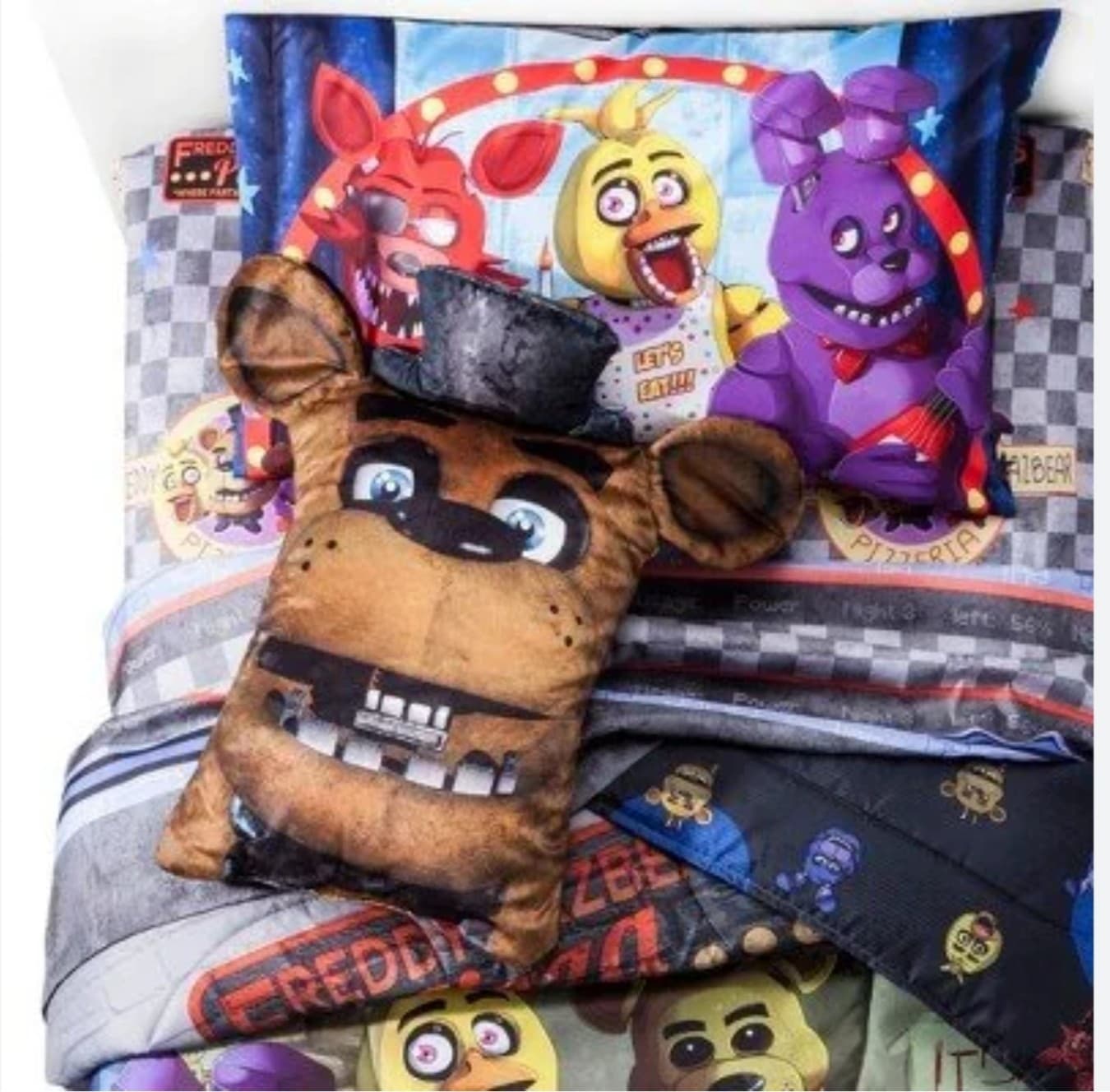 Five Nights At Freddy's "Security Camera" 3pc Twin Sheet Set: