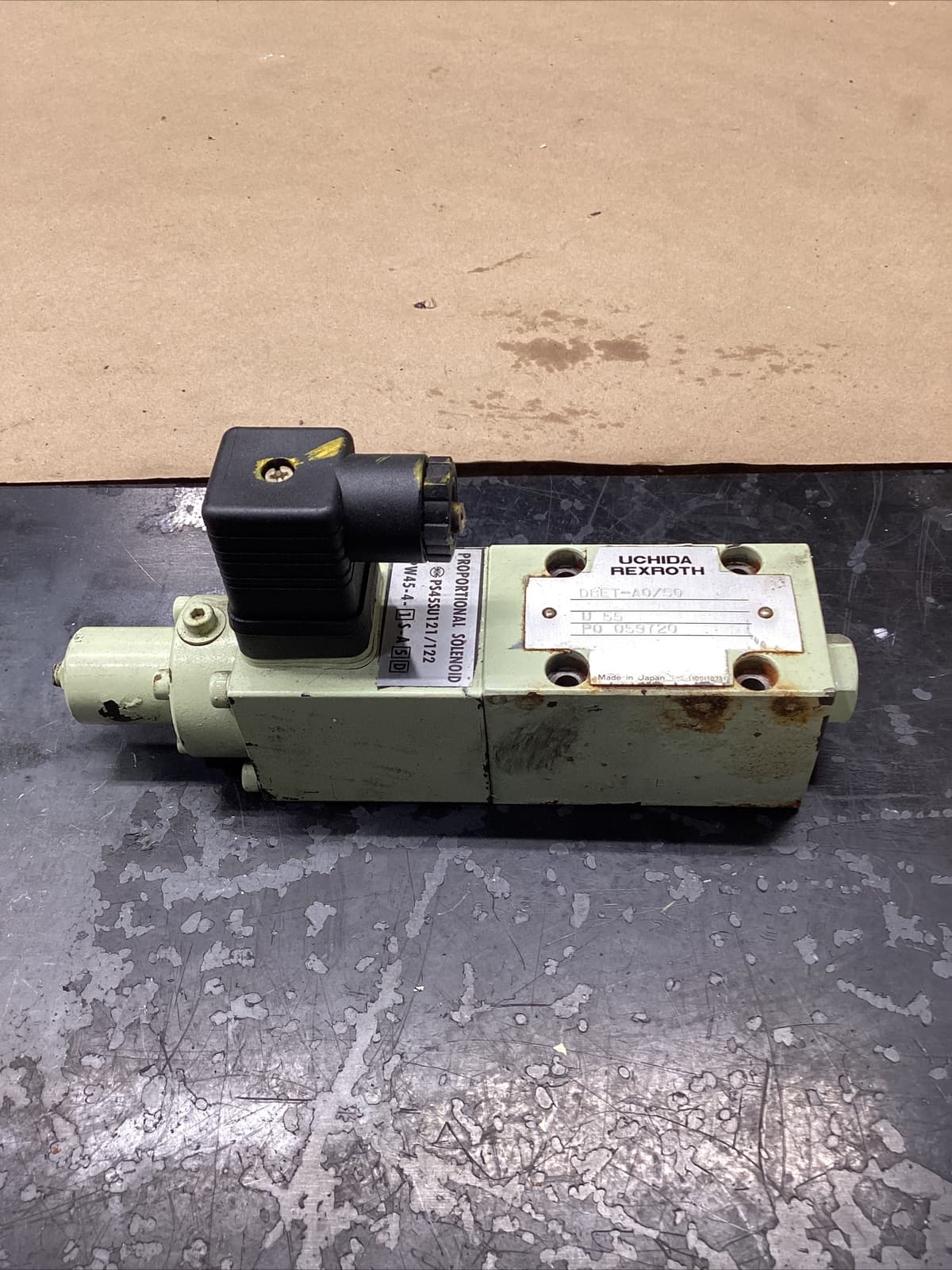 UCHIDA Rexroth Valve DBET-A0/50 PROPORTIONAL SOLENOID VALVE #715F39FML 3