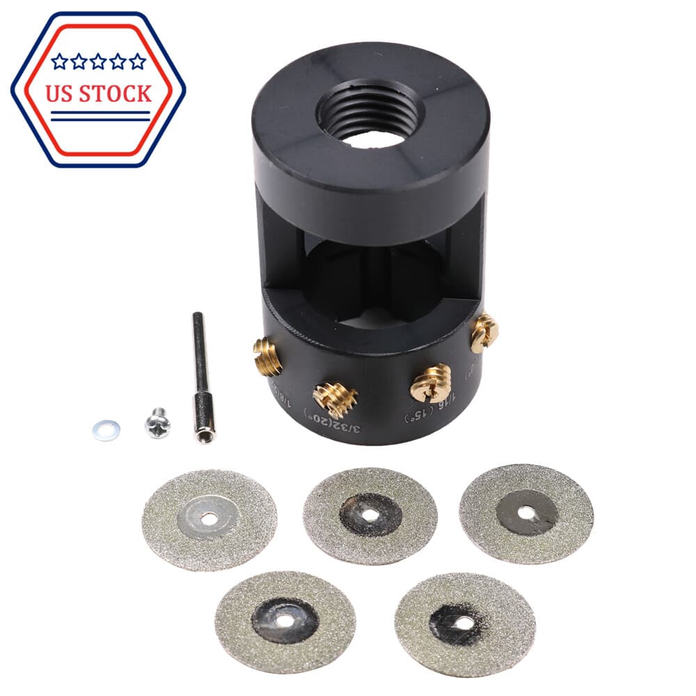 Tungsten Grinder W/ Sharpener Multi-Angle &Offsets Head Tool Fit For TIG Welding 5