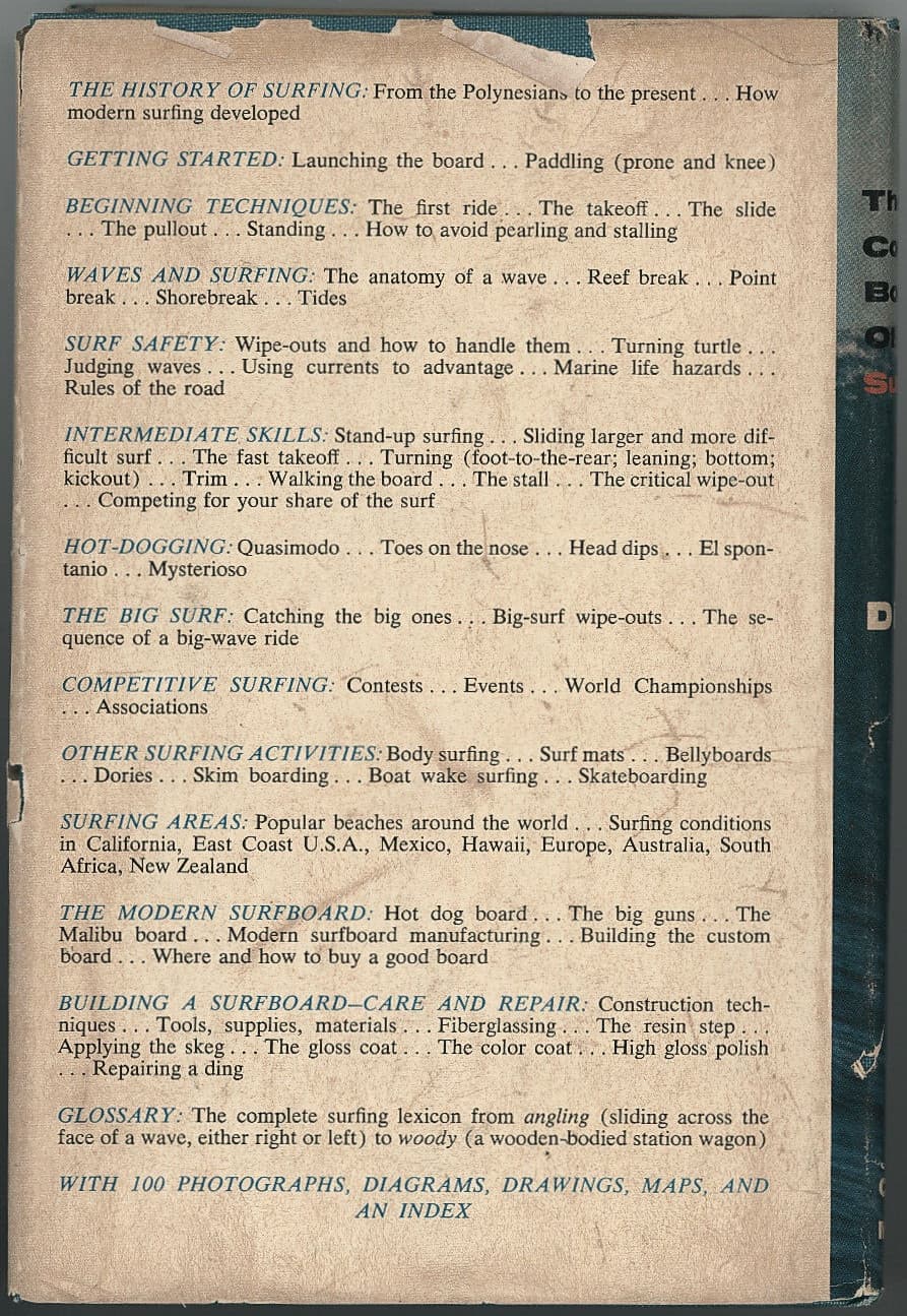 Surf Book- The Complete Book of Surfing by Peter Dixon- 1965 2