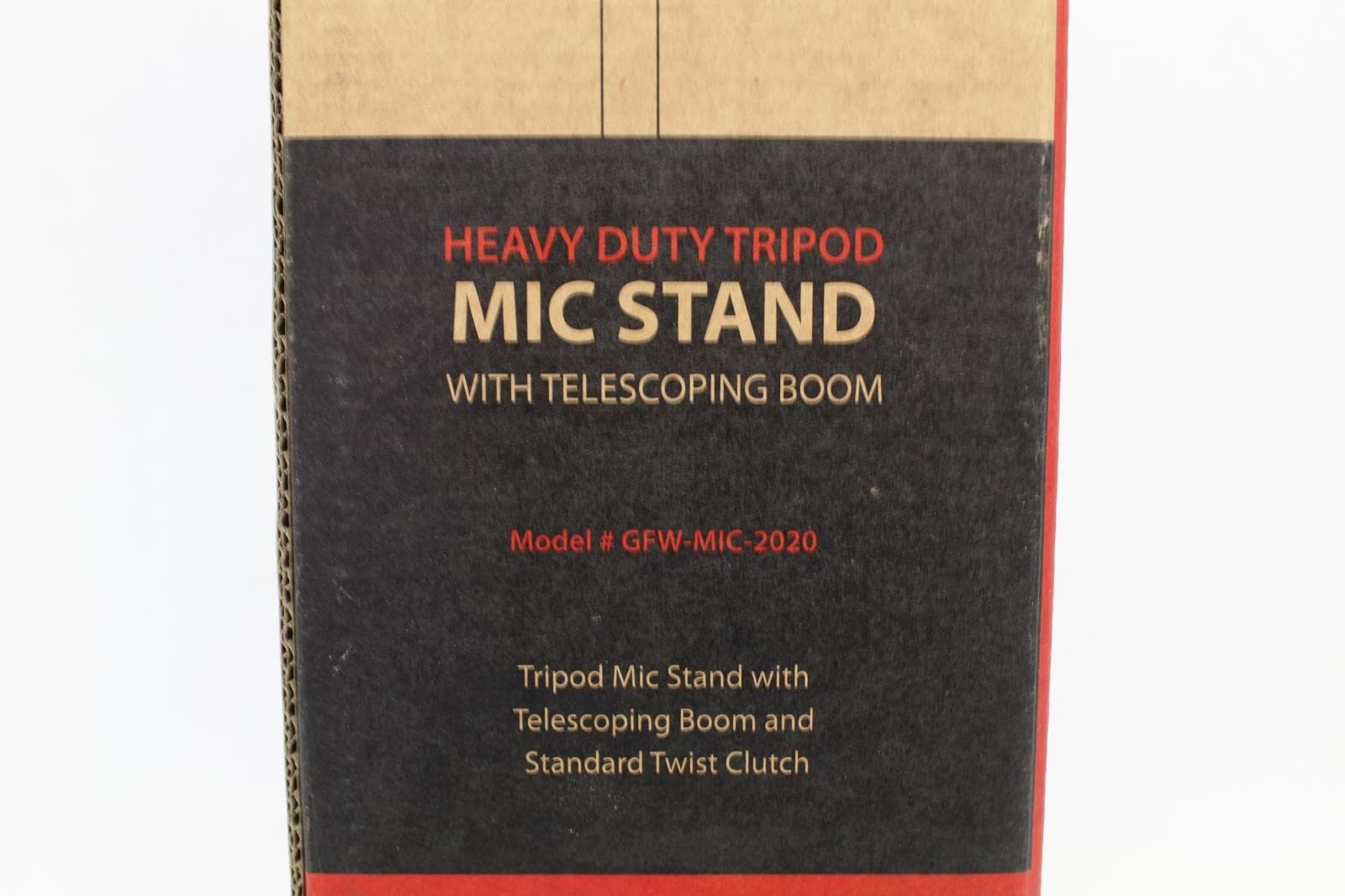 Gator Frameworks GFW-MIC-2020 Tripod Mic Stand w/ Telescoping Boom - Black 2